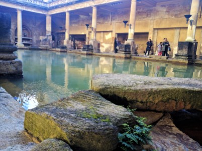 Here is the famous Roman Bath in Bath, England.