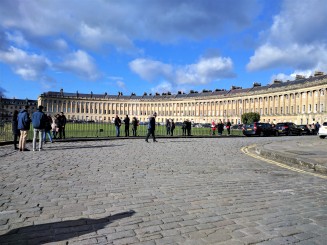 Here is the amazing Royal Crescent in Bath, England.