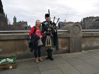 Here is me with a Bagpiper!